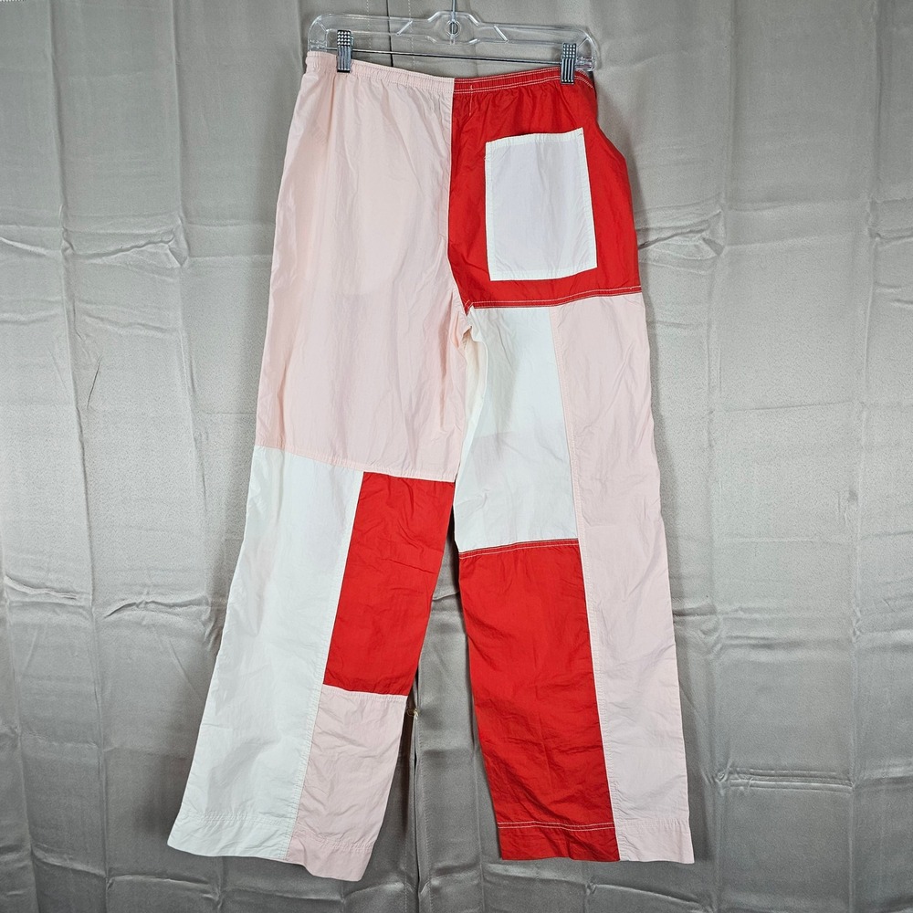 NWOT BDG Urban Outfitters Womens Red Multi Joey Colorblock Pants Medium‎ - Picture 2 of 4